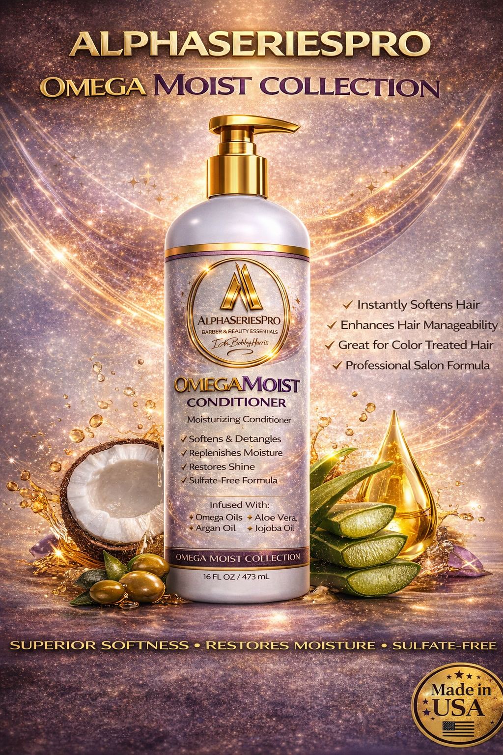 Omega Moist Collection Conditioner 16oz