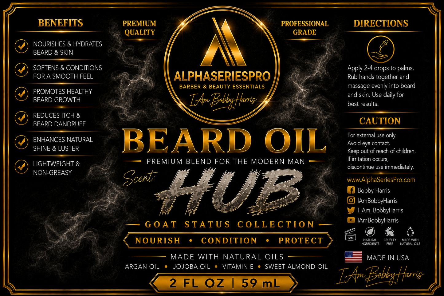 Beard Oil (HUB Scent)
