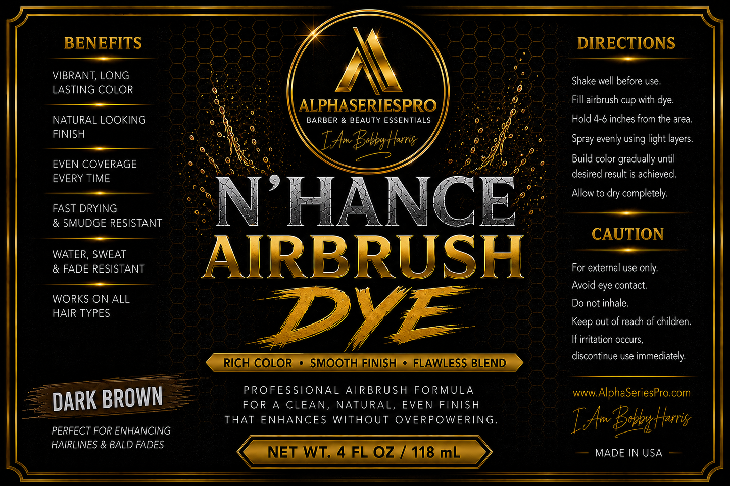 Airbrush Color Enhancement (Dark Brown)