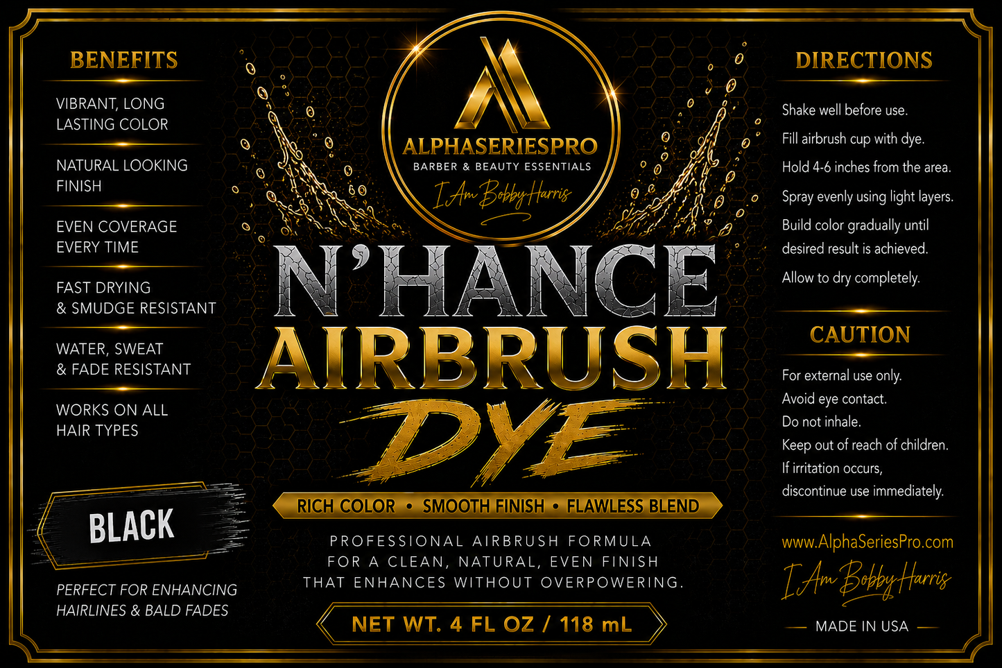 Airbrush Color Enhancement (Black)