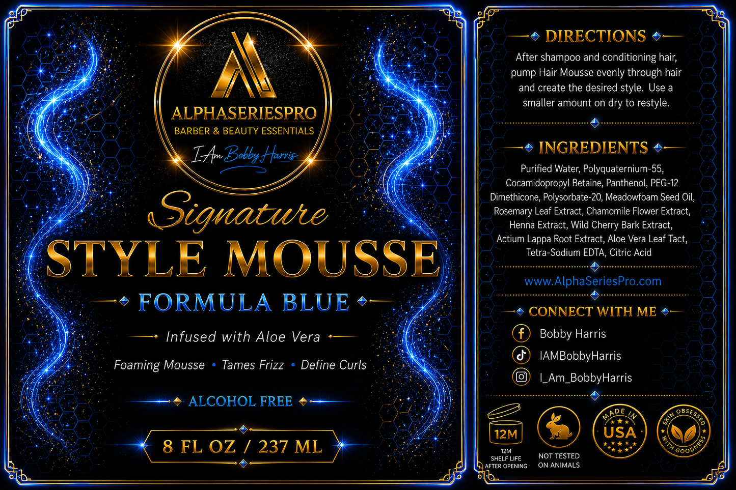 Style Mousse (Formula Blue)