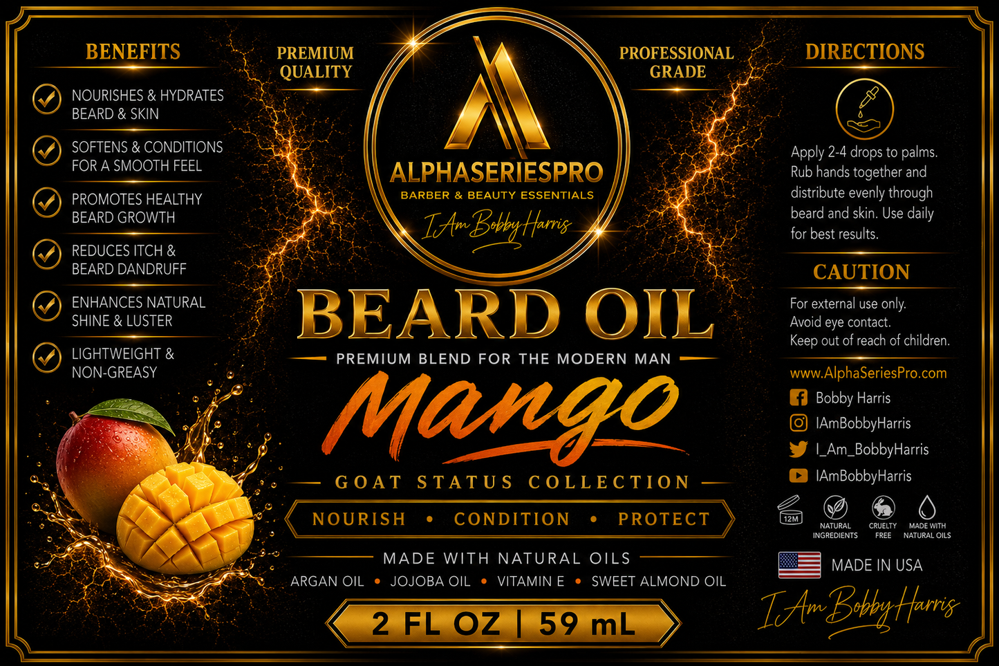 Beard Oil (Mango)