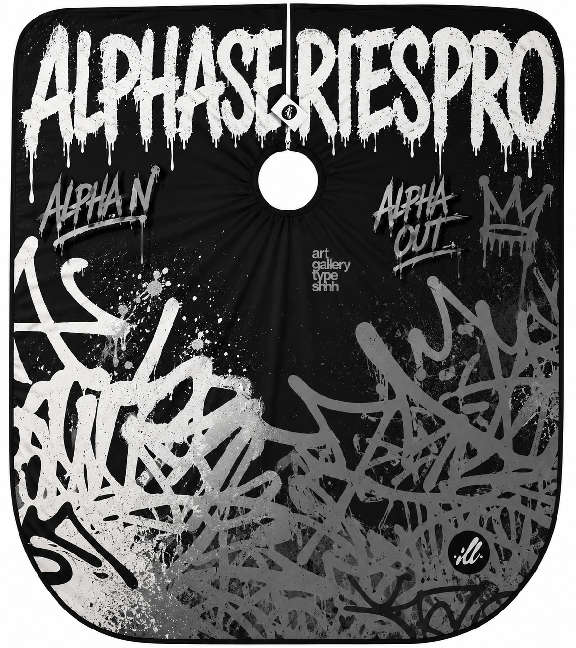 Signature Barber Cape Alpha Graffiti…