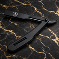 Alpha Series Pro Alpha 3 Plus cartridge razor in black