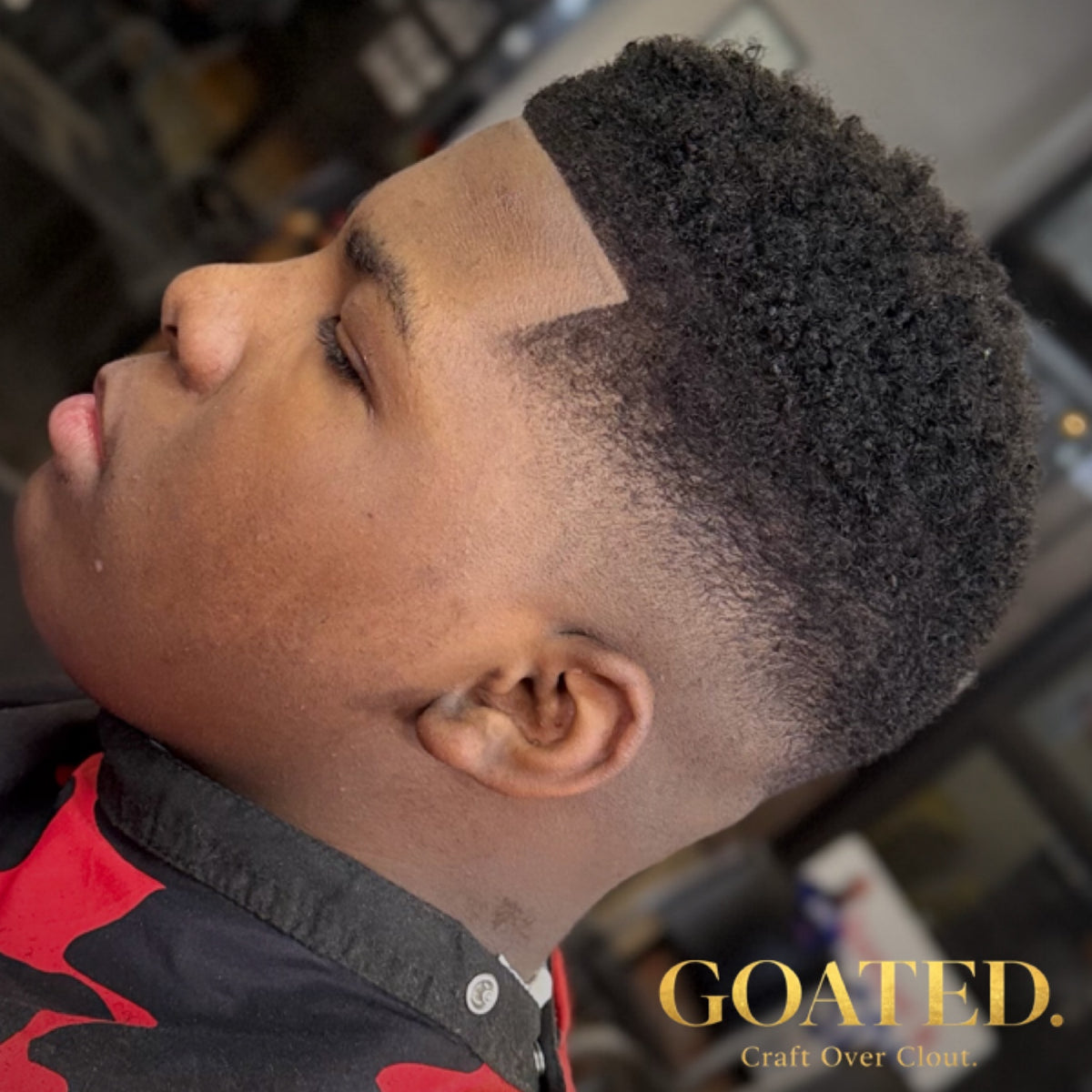 Classic fade and line-up by Bobby Harris