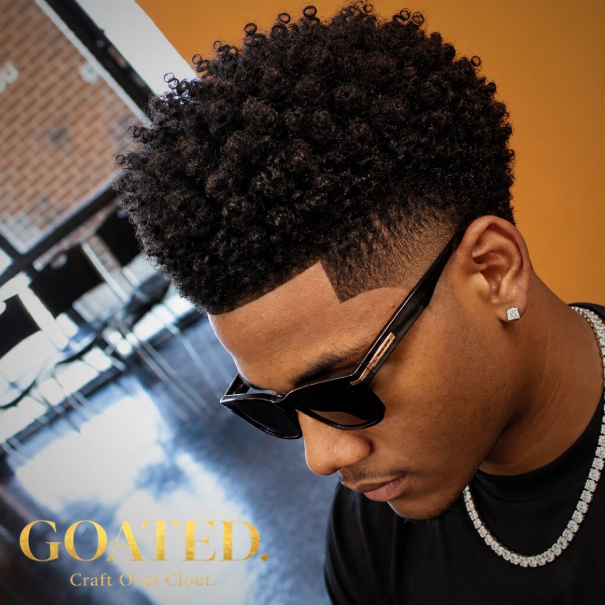 Natural curls and taper by Bobby Harris