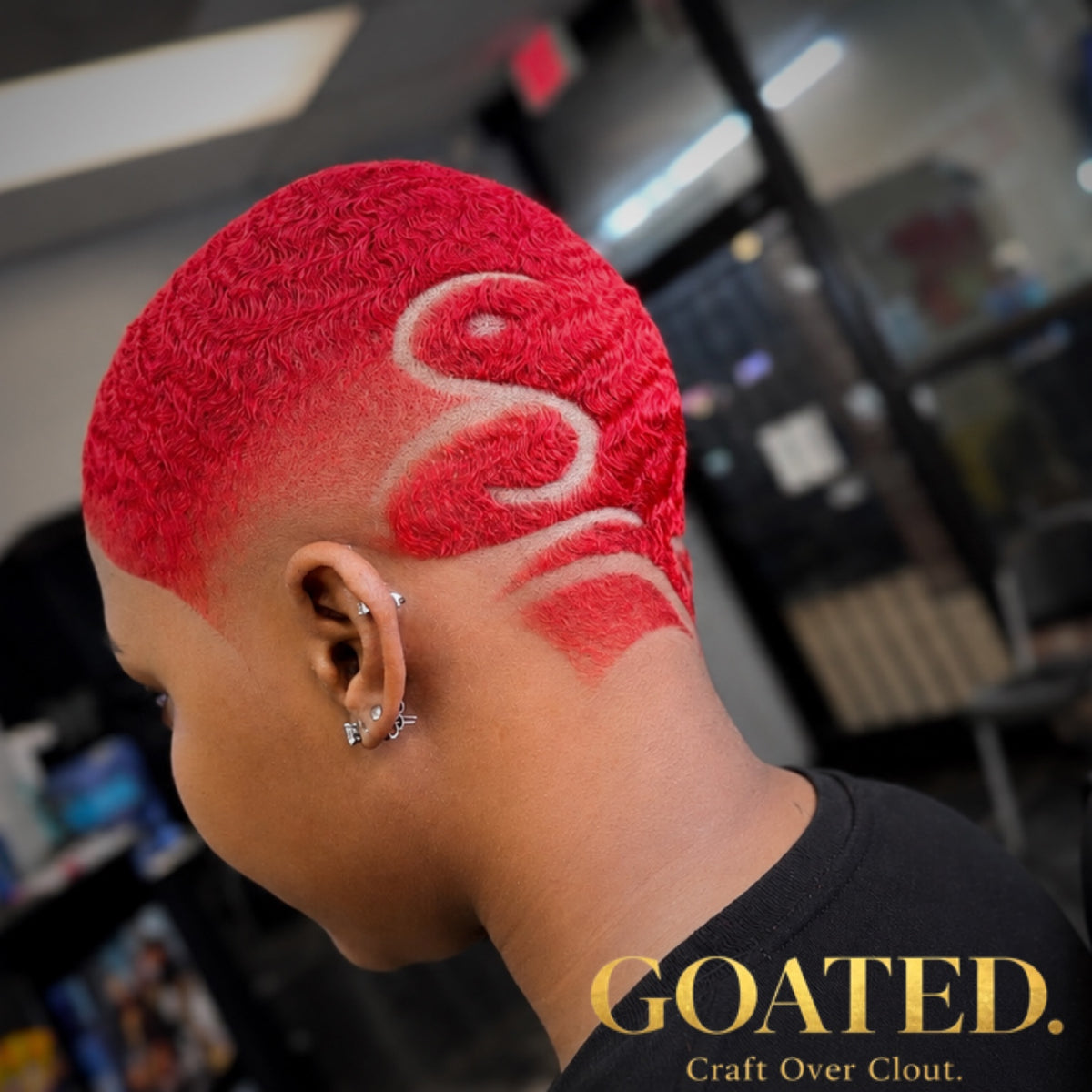 Women's pink color and freestyle design, side view by Bobby Harris using Alpha Series Pro