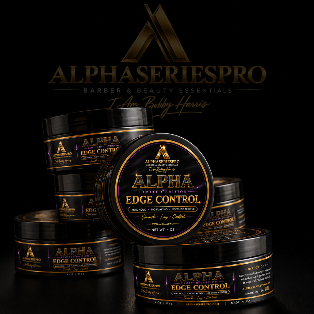 Alpha Edge Control on a black Alpha Series Pro studio background