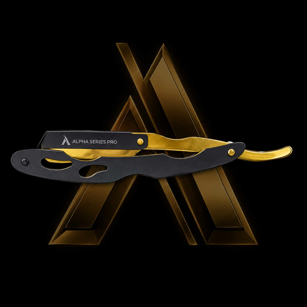 Signature Razor (Exclusive) on a black Alpha Series Pro studio background