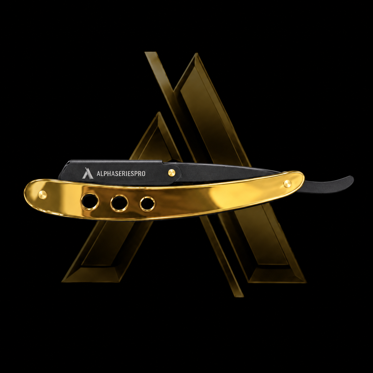 Signature Razor (The Classic) on a black Alpha Series Pro studio background