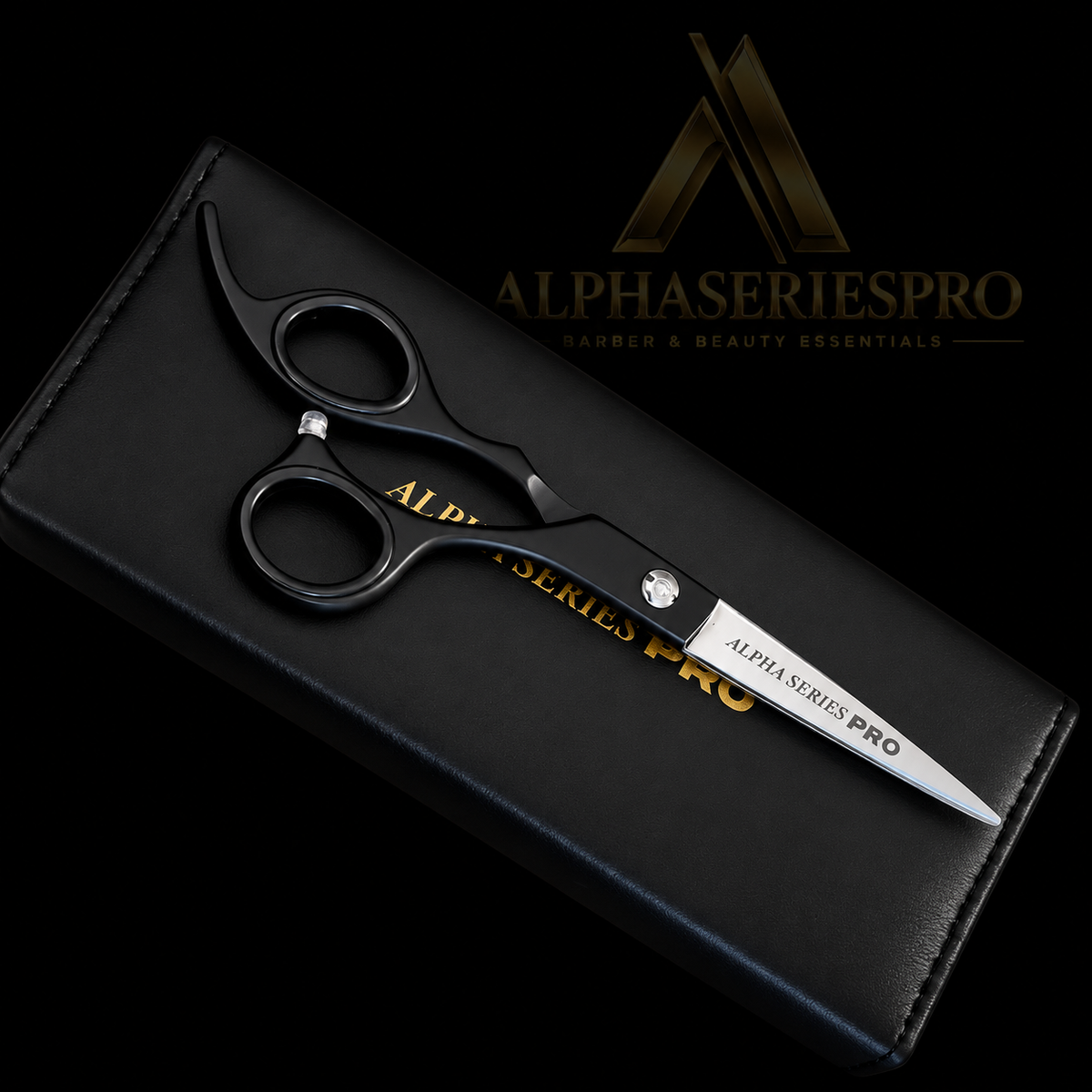 Signature Shear Collection (Alpha Blackout) 6” Left/Right on a black Alpha Series Pro studio background