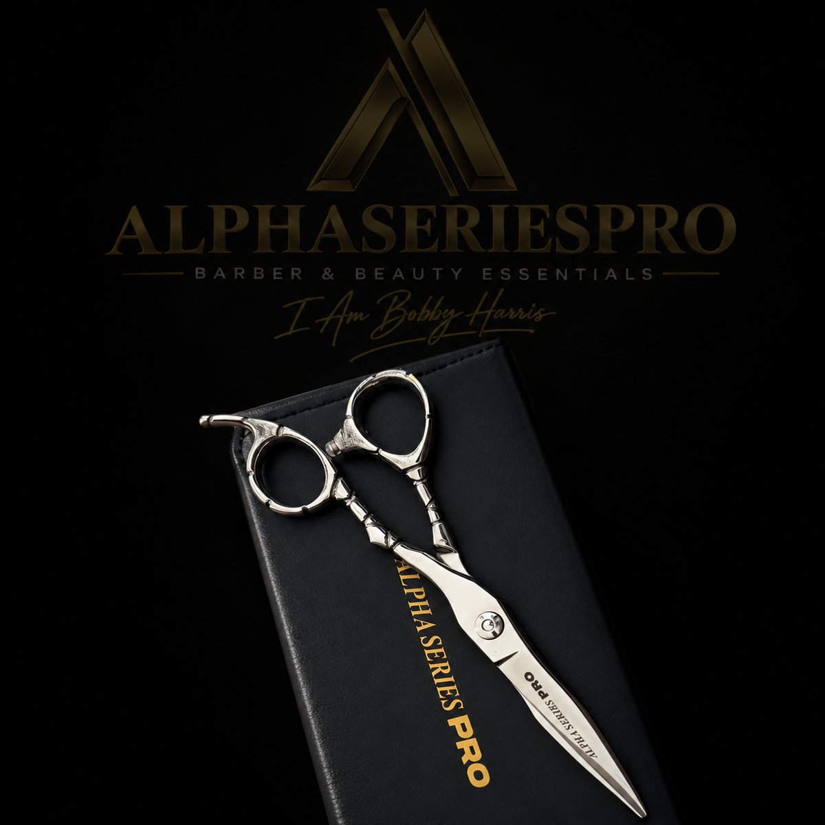 Signature Shear Collection (Dagger) 6” on a black Alpha Series Pro studio background