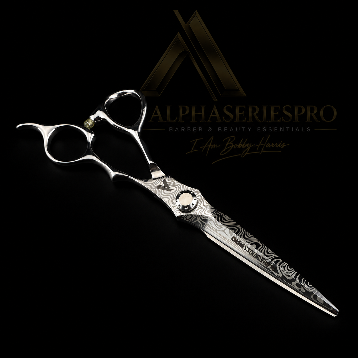 Signature Shear (Straight Blade) on a black Alpha Series Pro studio background